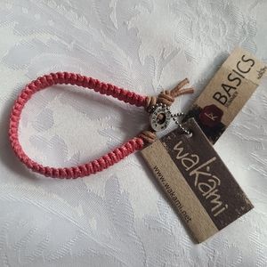 Wakami Basics handmade pink bracelet